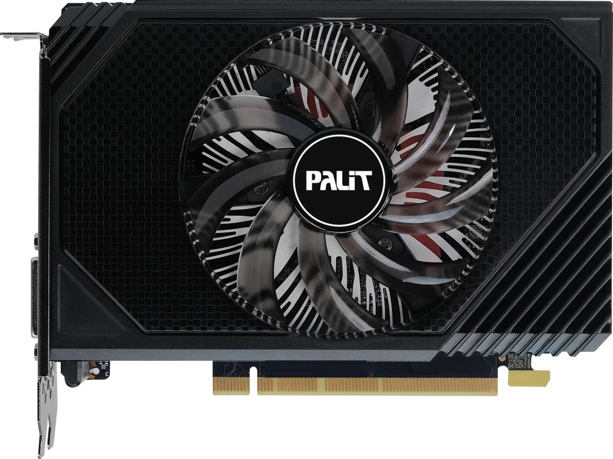 Видеокарта Palit NVIDIA  GeForce RTX 3050 RTX3050 STORMX OC 6ГБ StormX, GDDR6, OC,  Ret [ne63050s18je-1070f/1072f]